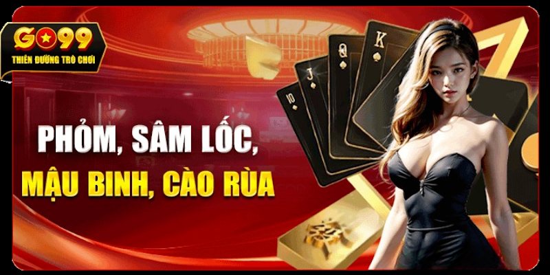 Đa dạng các trò chơi tại game bài tại GO99 để thành viên lựa chọn